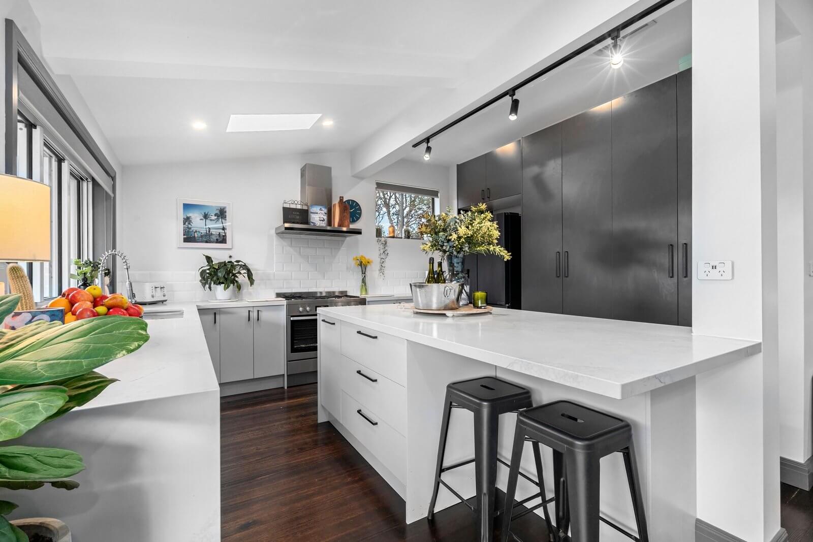 Completed kitchen renovation